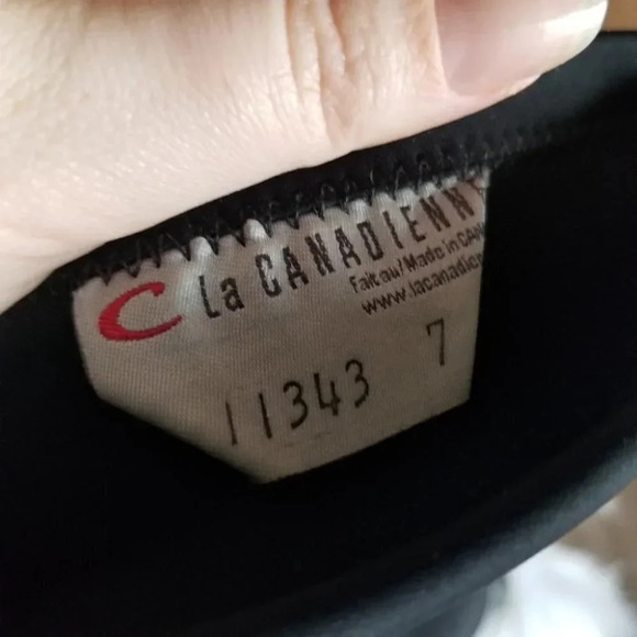 La Canadienne Tall Sock Boot Waterproof Kitten Heel 7 - Picture 10 of 13